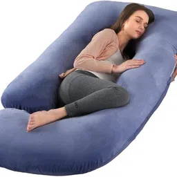battop ULTRA SOFT J SHAPE PREGNANCY PILLOW Microfibre Solid Pregnancy Pillow Pack of 1-picture-17