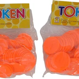janmesh enterprises Round Shape Plastic Plain Token Coins without Holes | Mini Poker Chips Game Plastic Cut-outs-picture-20