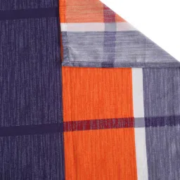 klotthe Multicolor Checkered 300 TC Cotton Single Bedsheet with 1 Pillow Cover image 5