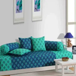 swayam Multicolor Patterned 240 TC Cotton (Set of 6) Diwan Sets-picture-11