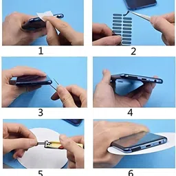 LastN Mobile Speaker Dust Protector Net Sticker Jali for Smartphones USB Black Anti-dust Plug image 5