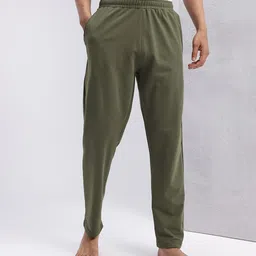 hrx by hrithik roshan Men Solid Green Track Pants image 2