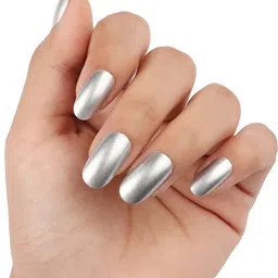 tanvi27 Mirror Effect Chrome Nail Art PolishMetallic Nail Polish Silver-picture-45