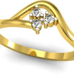 JEWEL HUB 18K Hallmarked Certified Diamond 18kt Yellow Gold ring-picture-14