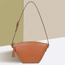 hidesign Women Orange Shoulder Bag image 1