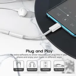 Hespa i Phone 15, i Phone 16, Galaxy S24/S23/S22/S21/S20 USB C to 3.5mm Jack Adapter Type C Audio Converter Splitter for Music & Calls Phone Converter image 5