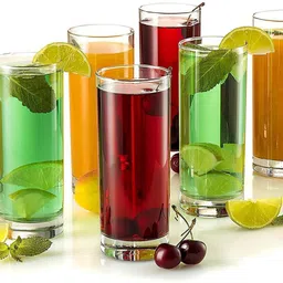 otak 001_OT italian glass pack of 1 with straw pack of 1 Glass Set Water/Juice Glass image 3