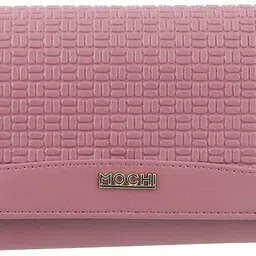 Women Casual Pink Artificial Leather Wallet-image-31