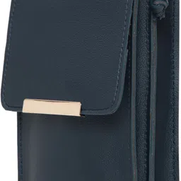 lichi Women Black Mobile Pouch image 2