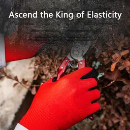 rbgiit Cut Resistant Reusable Heavy Duty Garden Farmer Woodworking Hand Glove R-7 Gardening Shoulder Glove image 3