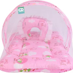 funtus Cotton Infants New Born Baby Mosquito Net Bed With Cushioned Pillow Mosquito Net-picture-32