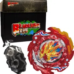 bladeking beys B203R Super Hyperion MR Tapered Xplo-2 + DB Launcher LR + Toy Storage Box-picture-21