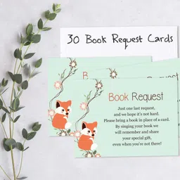 inkdotpot Set Of 30 Invitations-Diaper Raffle Tickets And Baby Shower Book Request Cards Invitation Card image 4