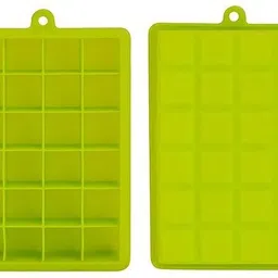 khodal plastic ice qube 2pcs Multicolor Silicone Ice Cube Tray image 4