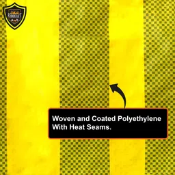 rhinokraft 18ft X 12ft, 170GSM | Premium Water Proof Tarpaulin Sheet | for Balcony usage Tent - For Camping, Construction Sites, Transportation Covers, Garden image 4