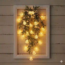 kanvika 15 LEDs 3 m Yellow Steady Flower Rice Lights-picture-15