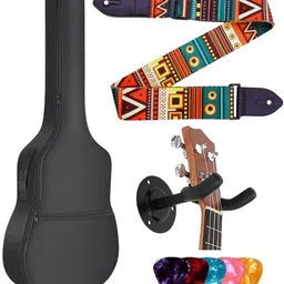 imaginea Acoustic Guitar Bag Use for 38; 39; 40; 41; Inch Guitar with Strap, Hanger, Pick Electric Guitar Bag-picture-18