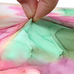 Orange Printed Polyester 15x19 Inches Stretchable Chair Cover by Cortina image 4