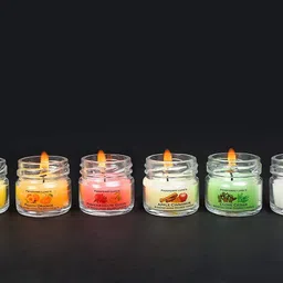 parkash candles MINI JAR SET OF 6 PCS Candle image 5