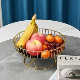 metscape india Golden Metal Cake Stand with Marble Base for Display Iron Cake Server image 5