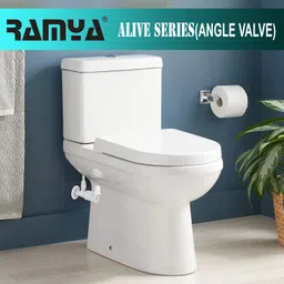 ramya Alive Angle Cock Tap PTMT Faucet With Flange Superior Plastic Heavy Duty Angle Valve Faucet image 5