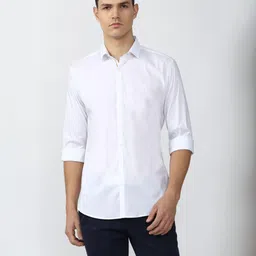 van heusen Men Slim Fit Checkered Spread Collar Casual Shirt-picture-24
