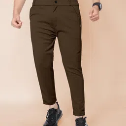 flicfol Men Regular Fit Multicolor Polycotton Trousers-picture-25