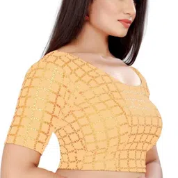 priyanka traders Round Neck Women Blouse image 2