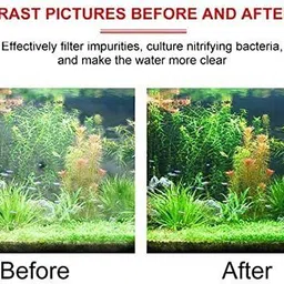 vayinato Ceramic Ring 500G & Bio Balls 50 Nos - Filter Media for Aquarium Fish Tank Undergravel Aquarium Filter image 5