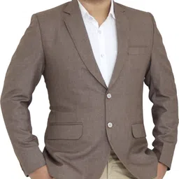 aljaami Men Solid Single Breasted Festive & Wedding Blazer-picture-21