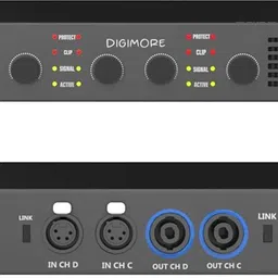 D-20A 2000W Class-D Amplifier | 500W x 4 CH @ 4Ohms | 350W x 4 CH @ 8Ohms Bass Amplifier-image-2
