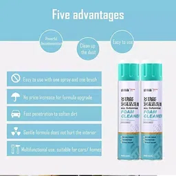 winx Multipurpose Foam Cleaner Spray (Pack of 1) Vehicle Interior Cleaner image 5