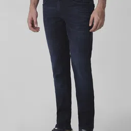 mufti Men Skinny Mid Rise Blue Jeans image 2