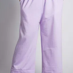 letsdressup Women Regular Fit Purple Polyester Trousers-picture-20