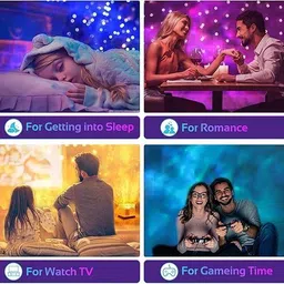 crazyabbs Projector Lights Ocean Wave, Romantic Warm Ocean Wave Water Night Night Lamp image 4