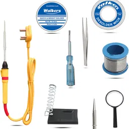 walkers WKCB8M1 9in1 Basic 25W Soldering Iron Machine Combo Kit with Solder Wire, Flux 25 W Simple-picture-19