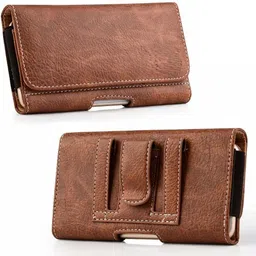 Bodoma BeltPouch Holster Waist Bag with Magnatic Up To 6.3inch For Mobile Pouch Up To 6.3 inch (Brown)-picture-32