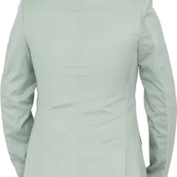 aljaami Men Self Design Bandhgala Wedding Blazer image 2