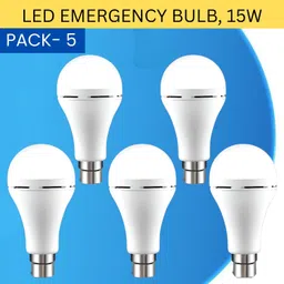 yaroh 15W Rechargeable Inverter LED Bulb with Upto 4H.Power Cut Lighting Pack of_5H5 4 hrs Bulb Emergency Light-picture-26