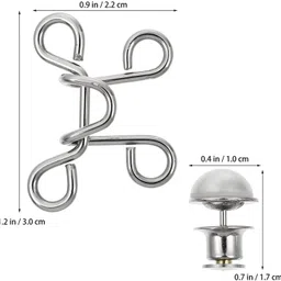 Whipbird Jeans waist Tightener Button Brooch image 4