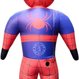 JUMP N PLAY Inflatable Air walking Costume With Spider Man Cartoon With 6 to 8 Feet Elders Halloween Costume image 2