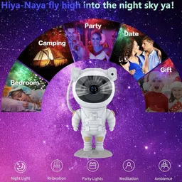 shivtoys Astronaut Night Light Projector (50 lm) Portable Projector image 2