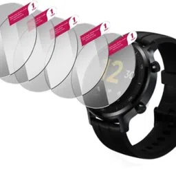 KHWABEEDA Tempered Glass Guard for REALME WATCH S2 SMART WATCH TEMPERED GLASS (PACK OF 5)-image-3