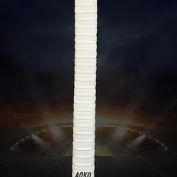 aoko (PACK OF 1) Premium Plain White Cricket Bat Grip Ultra Tacky-picture-22