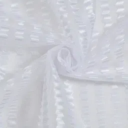 fabrilia 152 cm (5 ft) Window Tissue Semi Transparent Curtain (Pack Of 4) image 4