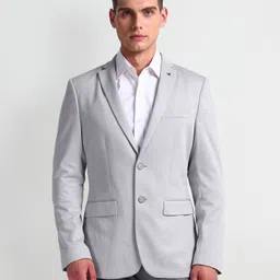 arrow Men Solid Single Breasted Formal Blazer image 5