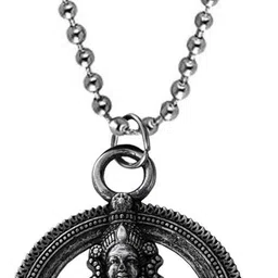 shiv jagdamba South Indian Lord Sabrimala Swami Ayyappan Iyappan God Religious Jewellery Brass, Stainless Steel Pendant image 1