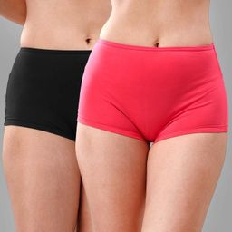 lyra Pack of 2 Women Boy Short Multicolor Panty-picture-18