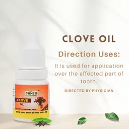 sansu Pure Clove Oil – Ayurvedic Remedy for Pain Relief, Oral Care & Aromatherapy image 5