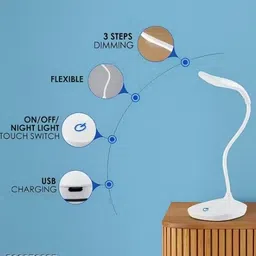 sansyskool Study Lamp Rechargeable White, , with best Study Lamp image 2